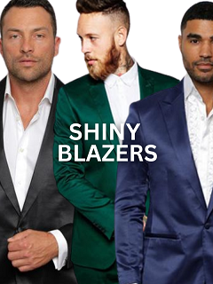 Shiny Blazer Mens